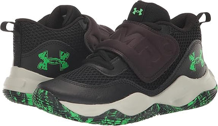 Under Armour Zone 2 Basketball Shoes Black Size 4Y Kids New