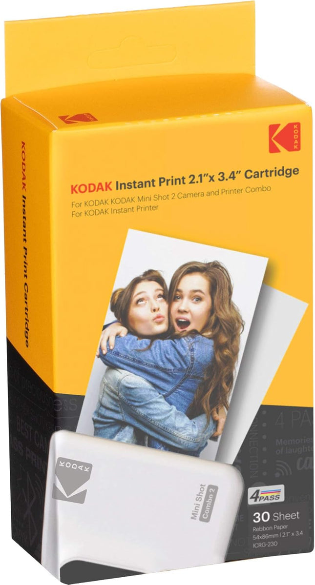 Kodak ICRG-230 4PASS Printer Cartridges with Laminate Process – 30 Pack – New