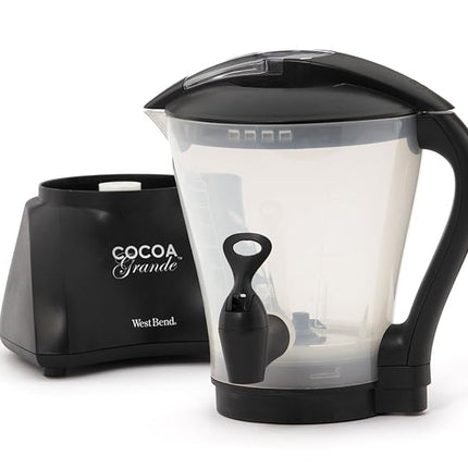 West Bend CL400BG Cocoa Grande Drink Maker with Container Black Open Box