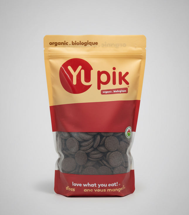 Yupik Organic Cocoa Liquor Wafers, 100% Cocoa, 2.2 lb (35.2 oz), Gluten-Free, GMO-Free, EXP. 03/21/2027