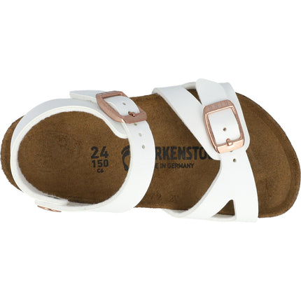 Birkenstock Rio Sandals White Size 6 Toddler Kids New