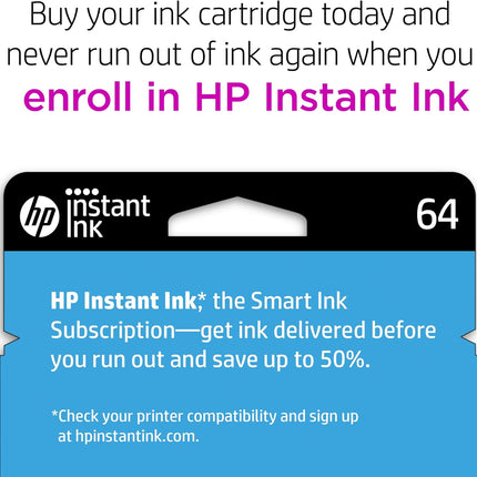 HP 64 Tri-color Original Ink Cartridge – N9J89AN#140 – New
