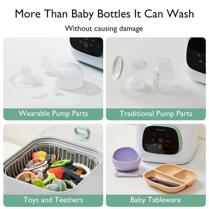 Momcozy KleanPal Pro Baby Bottle Washer - Sterilizer, Dryer & Cleaner for All Bottles New