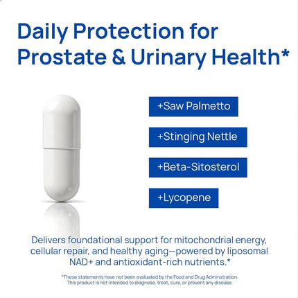 NAD Supplement for Men – Liposomal NAD+ NMN Alternative Nitric Oxide Prostate Health Supplements