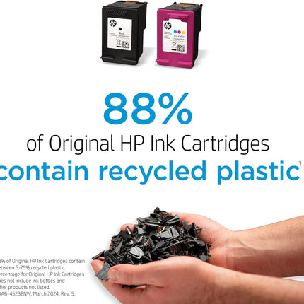 HP 67 2-Pack Black/Tri-color Original Ink Cartridges – 3YP29AN#140 – New