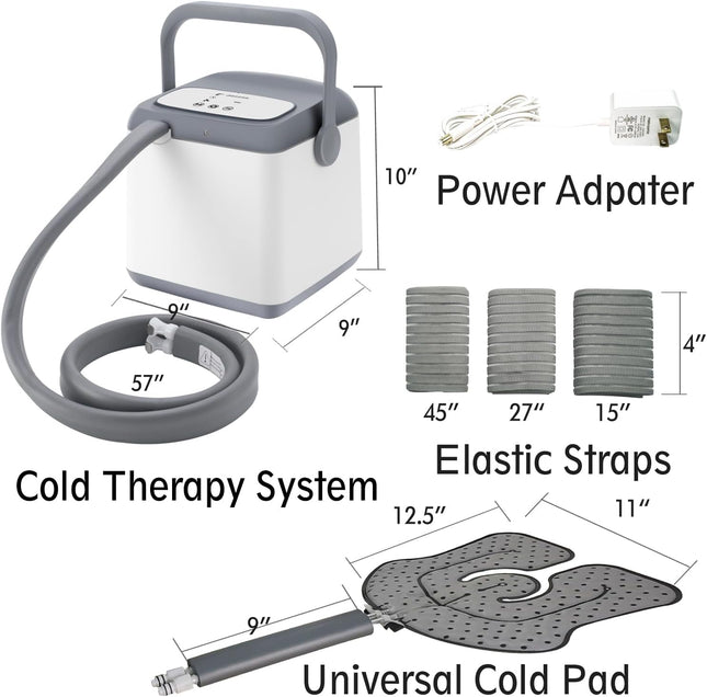 Nehoo Cold Therapy System WLC-01 Cryotherapy Cold Pack with Universal Pad for Knee, Ankle, Back, and Hip New