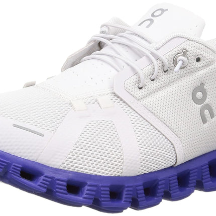 On Running Cloud 5 Men’s Sneakers Frost/Indigo Blue/Grey Size 7 New