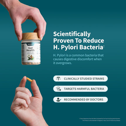Snap Supplements Gut Health Lipase Supplement with Probiotics for Women & Men, Digestive Enzymes & Prebiotics - Turmeric,