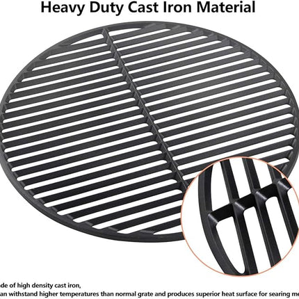 Dracarys 18" Cast Iron Cooking Grate for Big Green Egg, Kamado Joe, and More (Used)