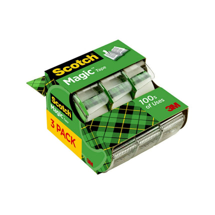 Scotch Giftwrap Tape, 3/4 in x 300 in, 3 Rolls - Satin-Finish Tape for Gift Wrapping
