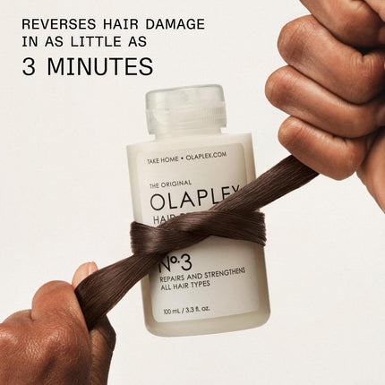 Olaplex N°.3PLUS Complete Repair Treatment: 3-minute Pre-shampoo Treatment to Immediately Repair Hair Damage for Softer, Stronger Hair - 3.3 OZ