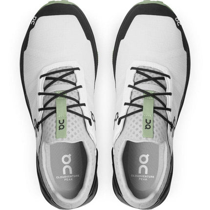 On Cloudventure Peak Trail Running Shoes White/Leaf Size 10.5 M New