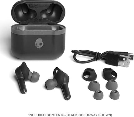 Skullcandy Indy Evo In-Ear Wireless Earbuds - Black, 30 Hr Battery, Microphone (Open Box)