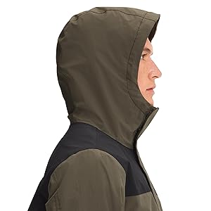 The North Face City Breeze Rain Parka Green/Black Size XXL New