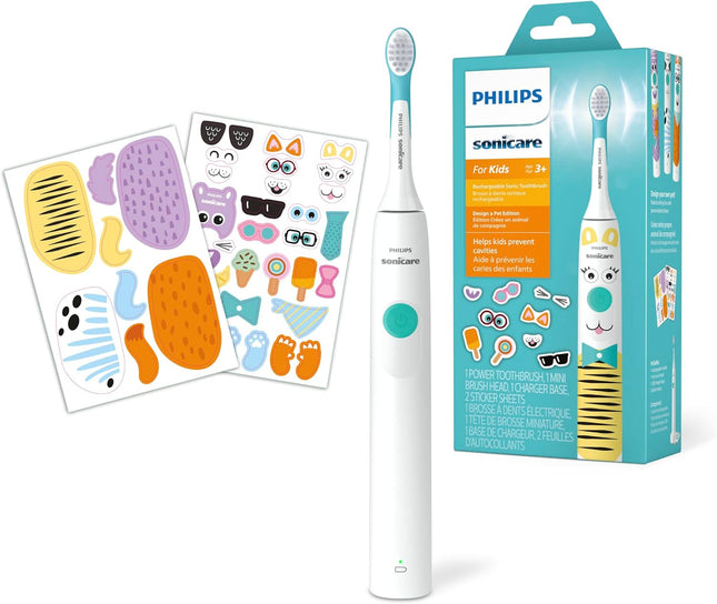 Philips Sonicare Electric Toothbrush for Kids – HX3601/01 Design a Pet Edition – New
