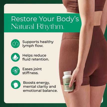 Sculptique Lymphatic Drainage Supplement – Lymphatic Drainage Capsules - 60 capsules