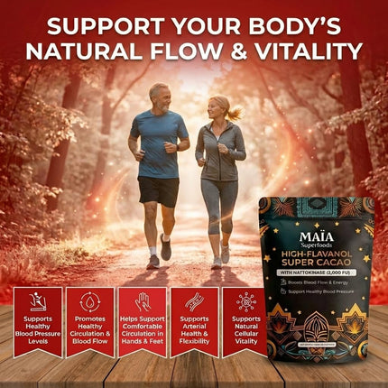 Maia Ceremonial Cacao | Super Cacao | High Flavanols | Supports Healthy Blood Pressure