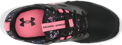 Under Armour Infinity 2.0 Print Running Shoes Purple/Print Size 3.5 Girls' New