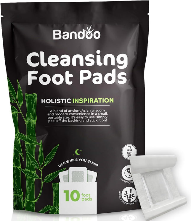 Bandoo Original Foot Pads – Premium Natural Foot Care Pad, Comfortable Overnight Application