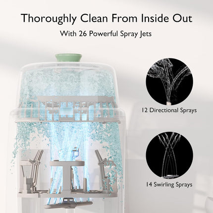 Momcozy KleanPal Pro Baby Bottle Washer - Sterilizer, Dryer & Cleaner for All Bottles New