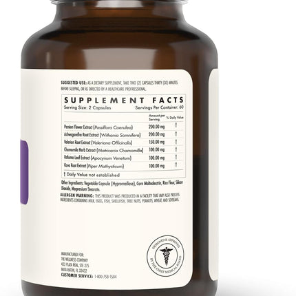 The Wellness Company Restful Sleep - Melatonin-Free, Deep Sleep - 120 CT