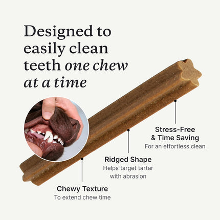 PetLab Co. Dental Sticks – Dog Dental Chews -Target Plaque & Tartar Build-Up at The Source - 6 Count