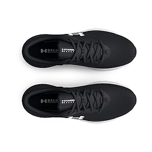 Under Armour Men's Charged Escape 4 Running Shoes – Black/White – New Size 12