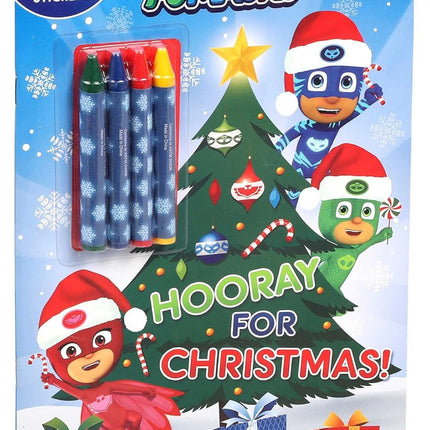 PJ Masks: Hooray for Christmas! Color & Activity Book with Crayons For Kids