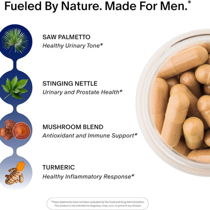 Snap Supplements Prostate Health Supplements for Men, Supports Urinary Tone and Healthy DHT Balance