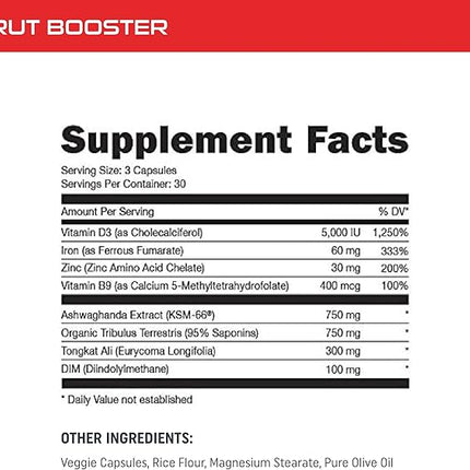Bucked Up Rut Testoserone Booster - 90 ct