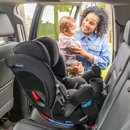 Evenflo All4Stages Slim 4-in-1 Convertible Car Seat Black