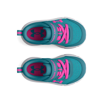 Under Armour Assert 10 AC Running Shoes Pink Size 6K Girls New