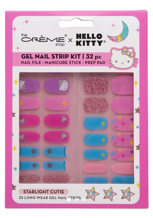The Crème Shop x Hello Kitty Gel Nail Strip Kit 32 Pieces Starlight Cutie