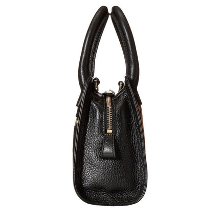 NWT Vera Bradley Natalie Crossbody Bag Leather Cheetah Black