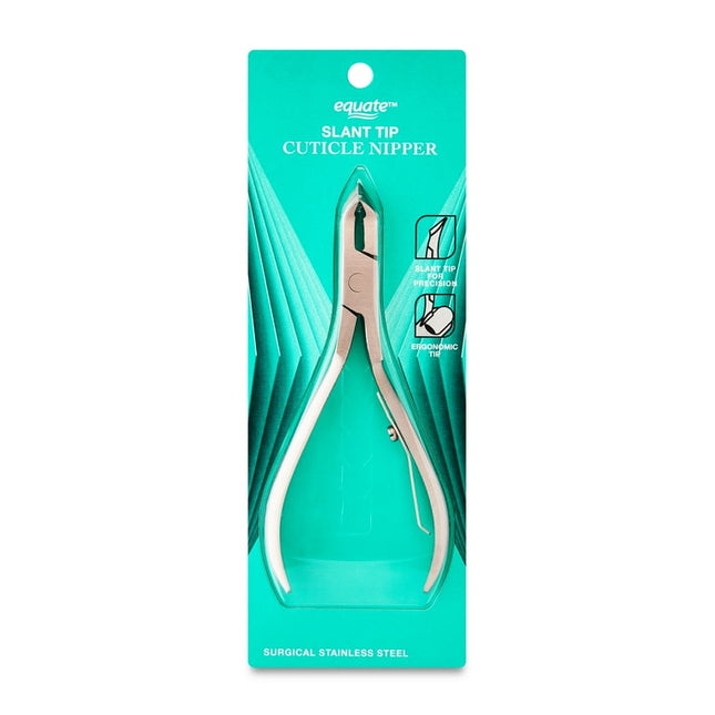 Equate Slant-Tip Cuticle Nipper Stainless Steel, 1 Count