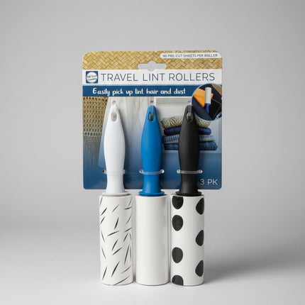 Evriholder 3 Pack Sticky Travel Lint Rollers