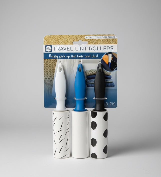 Evriholder 3 Pack Sticky Travel Lint Rollers