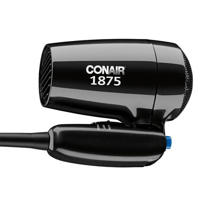 Conair 1875 Watt Dual Voltage Hair Dryer | Compact & Portable Design