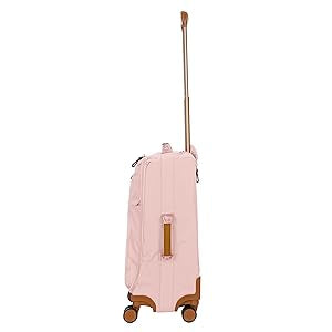 Brics Milano X - Travel Luxury Luggage Bag, Carry On With Spinner Wheels 21 In. Pink