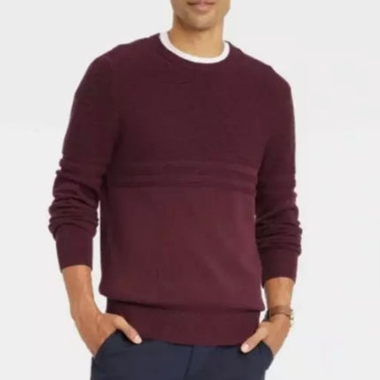 Goodfellow & Co Men’s Burgundy Knit Sweater - New, Size XXL