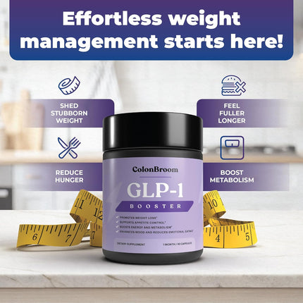 ColonBroom GLP-1 Weight Management Supplement for Women & Men - GLP1