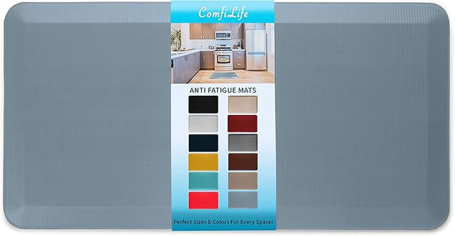 ComfiLife Anti-Fatigue Floor Mat 24" x 70" Denim Kitchen/Desk Mat New