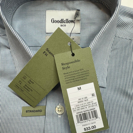 Goodfellow & Co Men’s Standard Fit Button-Down Shirt - Size M - New