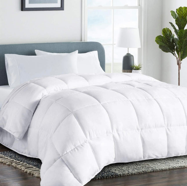 COHOME All Season King Size Cooling Comforter - Fluffy Down Alternative, Open Box