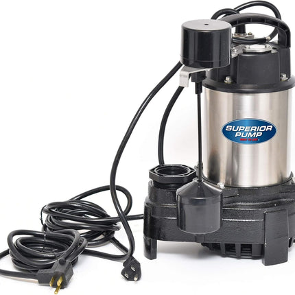 Barracuda Stainless Steel & Cast Iron Sump Pump, 3/4 HP New