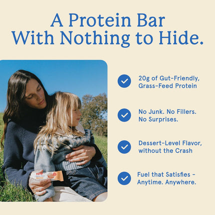 Equip Foods High Protein Prime Bars – Grass Fed Beef Protein, Collagen & Tallow 12 Count - Exp. 11/2026