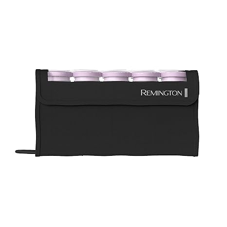 Remington Compact Ceramic Dual Voltage Hot Rollers - New, Purple/Black, 10-Piece Set