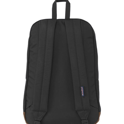 JanSport Cortlandt Black Laptop Backpack with 15" Sleeve for Men & Women, New