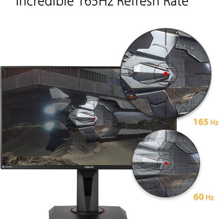 ASUS TUF Gaming VG259QR 24.5” 1080p 165Hz Monitor G-SYNC DisplayPort – New