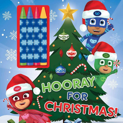 PJ Masks: Hooray for Christmas! Color & Activity Book with Crayons For Kids